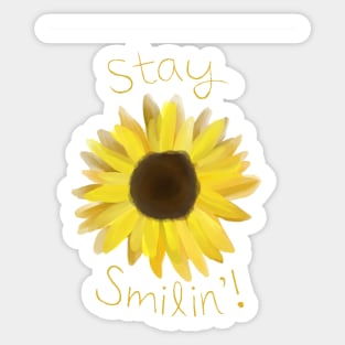 Stay Smilin' Sticker